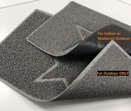 "Rackhams ""Star"" Embossed Loofah Textured Spaghetti Doormat - Beige - 60cm x 40cm - Yes (Suitable for Indoors)" - thumbnail 6
