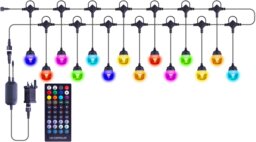 Rackhams RGBW Outdoor LED Festoon Lights