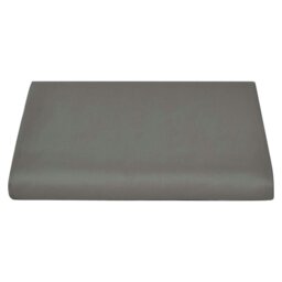 Rackhams Sateen Flat Sheet - Platinum Grey - Emperor - Platinum Grey - 100% Cotton - thumbnail 2