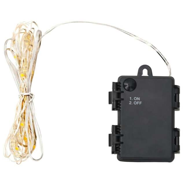Rackhams LED String Lights with 110 LEDs and Fan 1100 cm