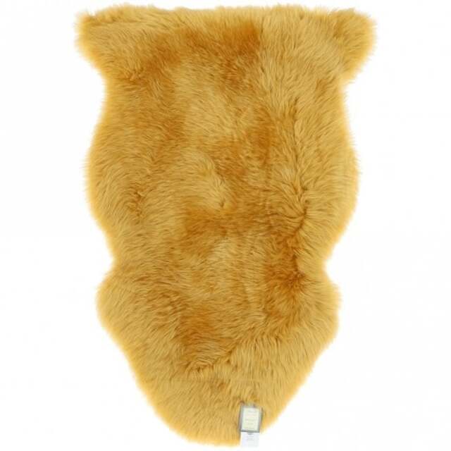 Rackhams Single Australian Sheepskin Rug - Single - Sheepskin - Ochre - image 1