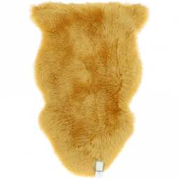 Rackhams Single Australian Sheepskin Rug - Single - Sheepskin - Ochre - thumbnail 1
