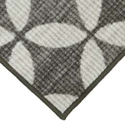 Rackhams Fiora Machine Washable Door Mat, 44x75cm, Pewter - thumbnail 4