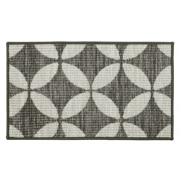 Rackhams Fiora Machine Washable Door Mat, 44x75cm, Pewter - thumbnail 3