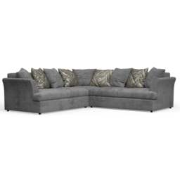 Rackhams Mellors Chenille 5 Seater Corner Sofa - Stone - thumbnail 6