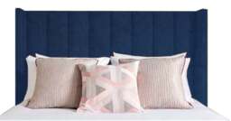 Rackhams Poppy Kingsize Headboard - Royal Blue - Royal Blue - thumbnail 2