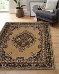 Rackhams Maestro Traditional Brown Rug - 4470 B55 - 120X170 cm - thumbnail 4