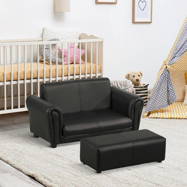 Rackhams Kids Sofa 2 Seater Childrens Armchair Furniture Bedroom Playroom - image 1