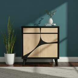 Rackhams Dusk Mango Wood medium Sideboard with 2 drawers - Tan - Mango Wood & Engineering wood - 1 - thumbnail 4