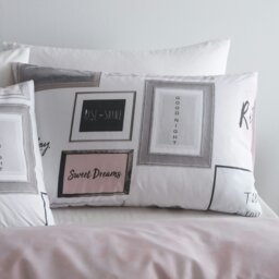 Rackhams Sleep Dreams Reversible Duvet Cover Set - Blush Pink - King - thumbnail 2