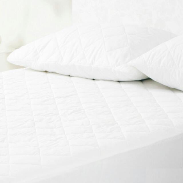 Rackhams Cotton Pillow Protector - White - White - 51 x 76cm - 50% Cotton/50% Polyester - image 1