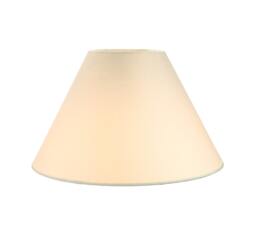 "Rackhams Traditional 10"" Cream Cotton Coolie Lampshade Suitable for Table Lamp or Pendant" - thumbnail 2