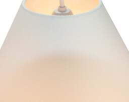 "Rackhams Traditional 10"" Cream Cotton Coolie Lampshade Suitable for Table Lamp or Pendant" - thumbnail 5