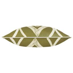 Rackhams Cape Ikat Reversible Cushion Cover - Moss - 50cm x 50cm - Moss - 100% Polyester - thumbnail 2