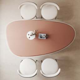 Rackhams Tammy Dining Table, Brown - Others (Contact Us) - 200 x 100cm - thumbnail 4