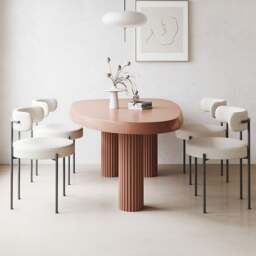 Rackhams Tammy Dining Table, Brown - Others (Contact Us) - 200 x 100cm - thumbnail 3