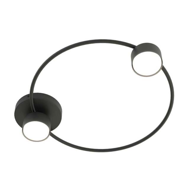 Rackhams LUCIO Ceiling lamp 2 x GX53 Black - image 1