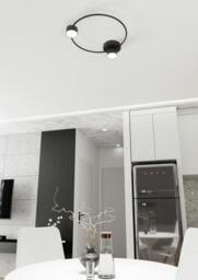 Rackhams LUCIO Ceiling lamp 2 x GX53 Black - thumbnail 5