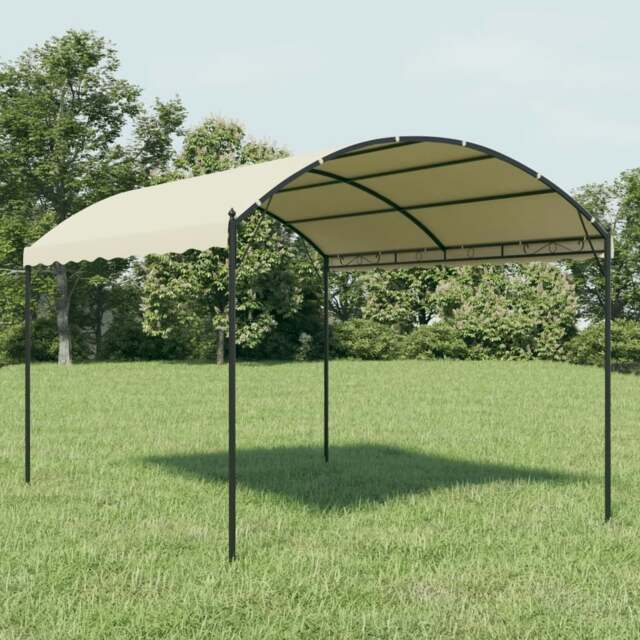 Rackhams Gazebo Fabric Cream - Cream - Fabric (100% polyester), steel