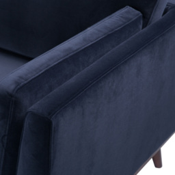 Rackhams Mickey 3 Seat Sofa - Midnight Blue - Midnight Blue - thumbnail 5