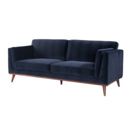 Rackhams Mickey 3 Seat Sofa - Midnight Blue - Midnight Blue - thumbnail 2