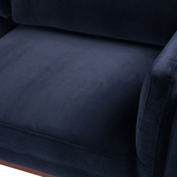 Rackhams Mickey 3 Seat Sofa - Midnight Blue - Midnight Blue - thumbnail 6