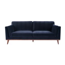 Rackhams Mickey 3 Seat Sofa - Midnight Blue - Midnight Blue - thumbnail 1