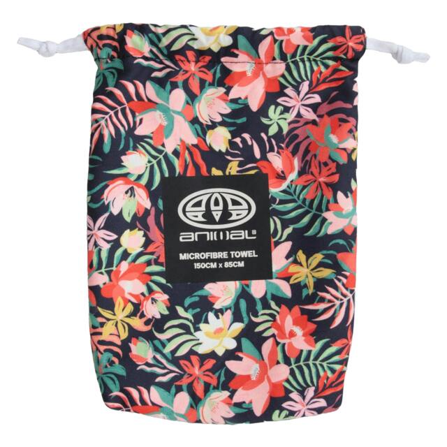 Rackhams Flowers Travel Microfibre Towel - Mixed - 150cm x 80cm - Mixed - 100% Polyester - image 1