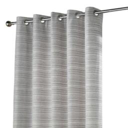 Rackhams Jupiter Chenille Eyelet Curtains - Silver - 168cm x 183cm - Silver - 100% Polyester - thumbnail 3