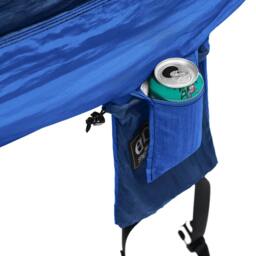 Rackhams SingleNest Hammock - Lightweight Durable Portable Camping Hammock - Single - Navy / Royal - thumbnail 3