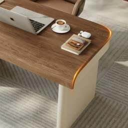 Rackhams Watson Office Desk With Drawers, Solid Wood - 140 x 60cm - thumbnail 6