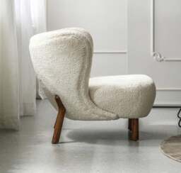 Rackhams Lilla Petra Lounge Chair, Short Hair, Boucle - thumbnail 2