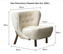 Rackhams Lilla Petra Lounge Chair, Short Hair, Boucle - thumbnail 6