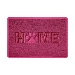 Rackhams Embossed Home Paw Spaghetti Indoor Doormat - Black - 90cm x 60cm - thumbnail 5