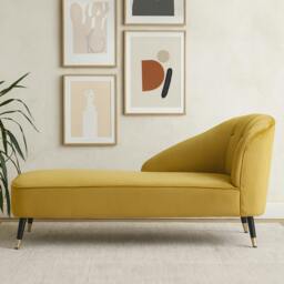 Rackhams Yvette Velvet Right Hand Chaise Longue