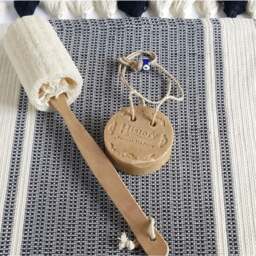 Rackhams Concept Cotton Mat with Tassels - Black on Natural - thumbnail 6