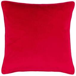 Rackhams Ditsy Festive Piped Velvet Reindeer Cushion Cover - Multicoloured - 45cm x 45cm - Multicoloured - 100% Polyester - thumbnail 2