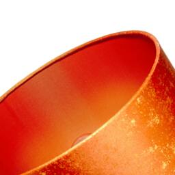 Rackhams Rustic Orange Jacquard Fabric Lamp Shade with Gold Foil Fleck Accents - thumbnail 5