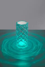 Rackhams Acrylic RGB Dimmable Table Lamp Bedside Lighting Decor with Remote Control - Multi - One Size - thumbnail 3