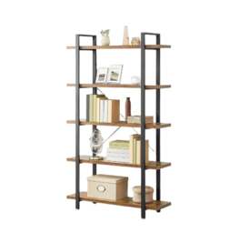 Rackhams 5 Tier Bookcase - Large Ladder Shelf - thumbnail 5