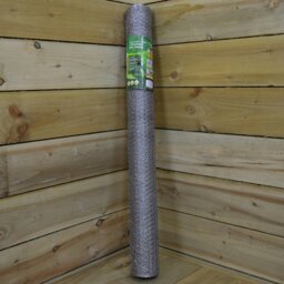 Rackhams 2 Pack of 10m Galvanised Metal Chicken Garden Wire Netting / Fencing - Trellis and Screening - thumbnail 3