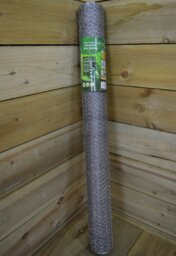 Rackhams 2 Pack of 10m Galvanised Metal Chicken Garden Wire Netting / Fencing - Trellis and Screening