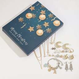 Rackhams Christmas Golden Jewelry DIY Advent Calendar - Style 1 - thumbnail 5