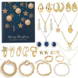 Rackhams Christmas Golden Jewelry DIY Advent Calendar - Style 1 - thumbnail 2