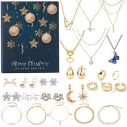 Rackhams Christmas Golden Jewelry DIY Advent Calendar - Style 1 - thumbnail 3