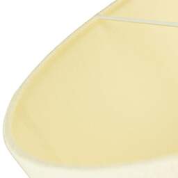 "Rackhams Contemporary and Sleek Cream Linen 16"" Lamp Shade with Cotton Inner Lining" - thumbnail 3
