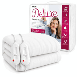 Rackhams Electric Blanket Double Fully Heated Mattress Cover Underblanket with Elasticated Skirt - thumbnail 1