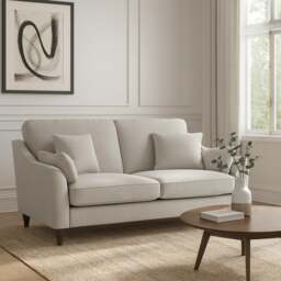 Rackhams Hepburn Fabric 2 Seater Sofa - Fog