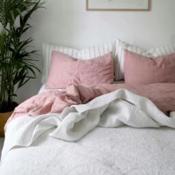 Rackhams White Cotton Quilted Bedspread - Double - thumbnail 3