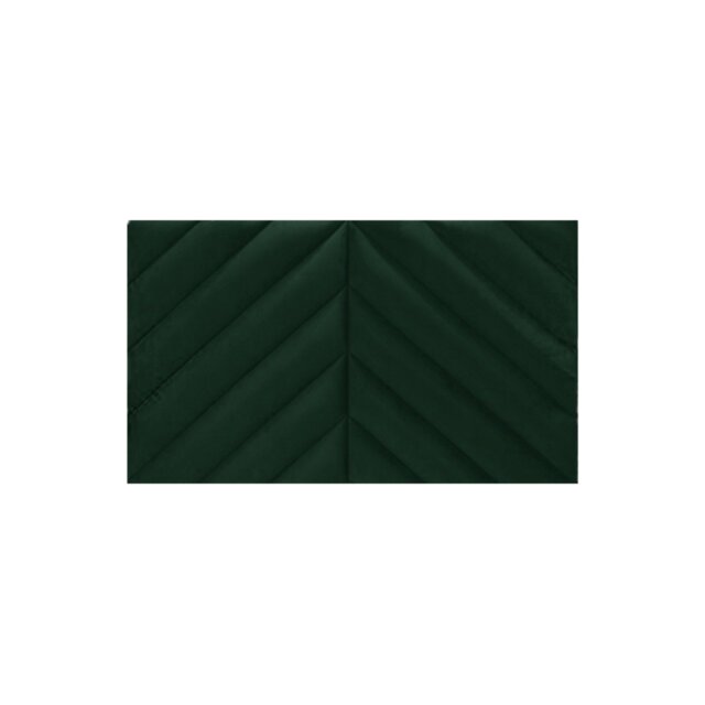 Rackhams Rose Kingsize Headboard - Bottle Green - Bottle Green - image 1